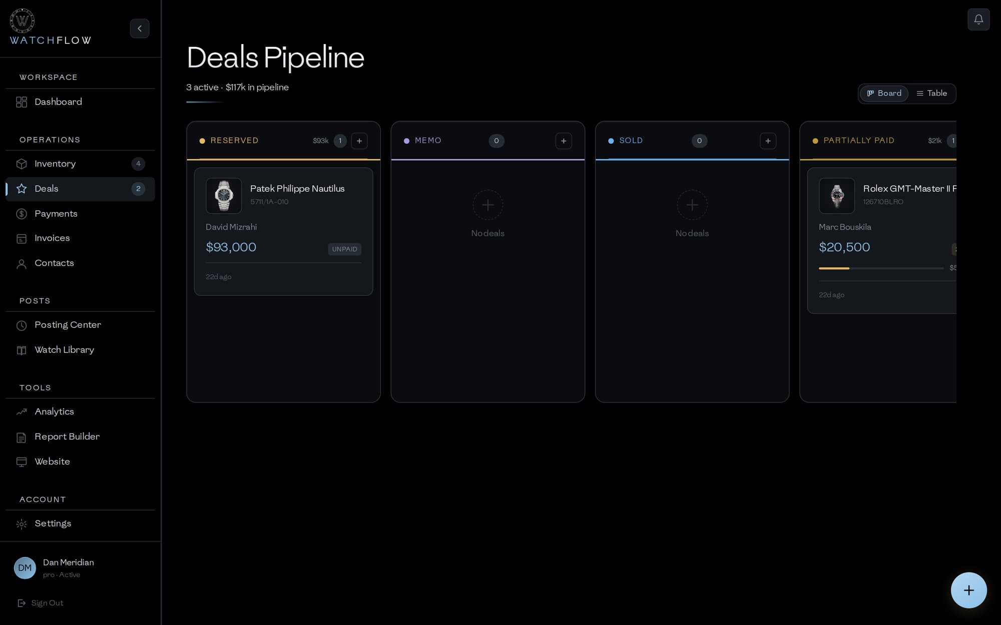 WatchFlow deals — night