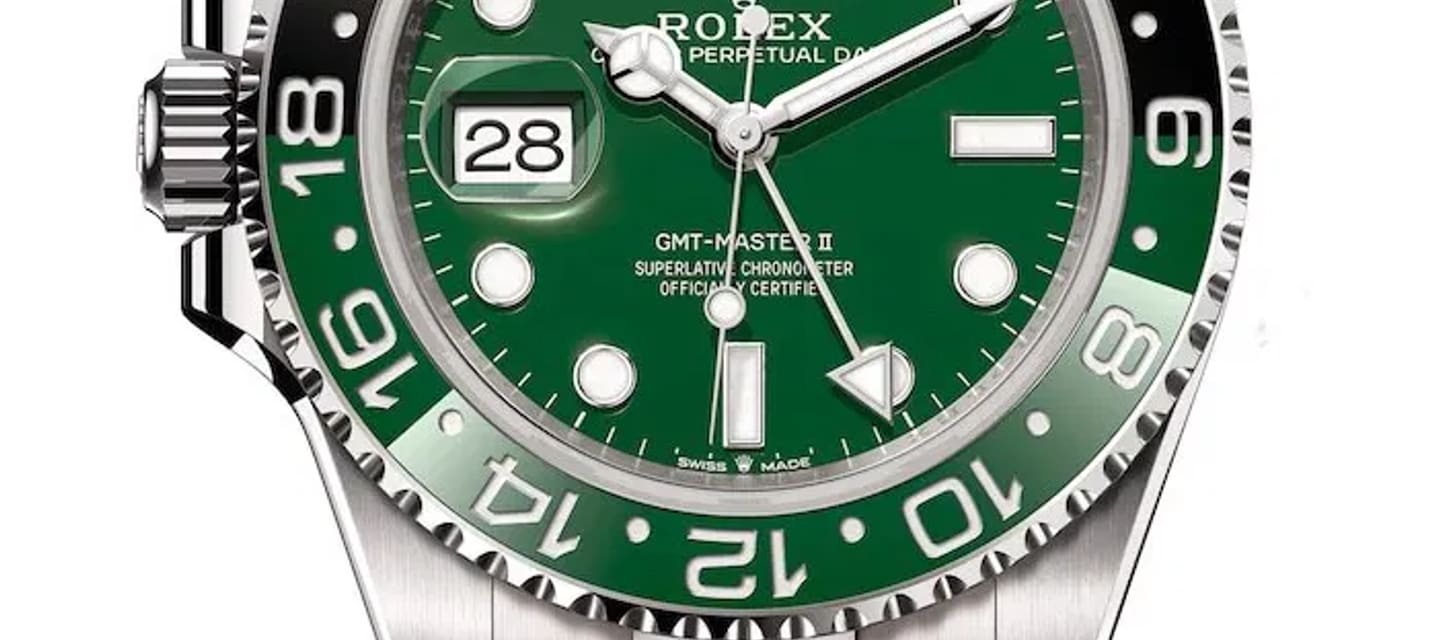 Rolex GMT-Master II Sprite with green dial