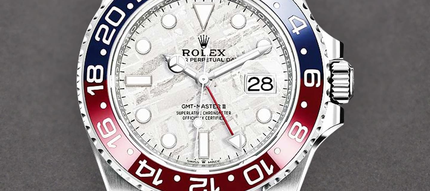 Rolex GMT-Master II with meteorite dial
